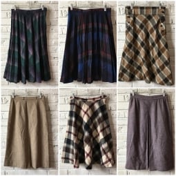 Vintage Wool Skirts by the bundle